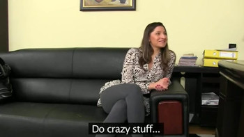 Кавалер любит трахаться на кастинге