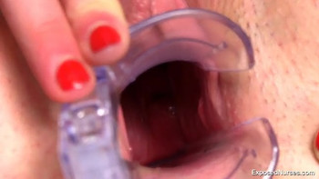 У рыжей телочки бездонная дырка